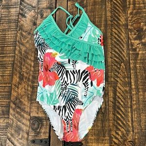 Ruffle zebra print size Girls size 10.